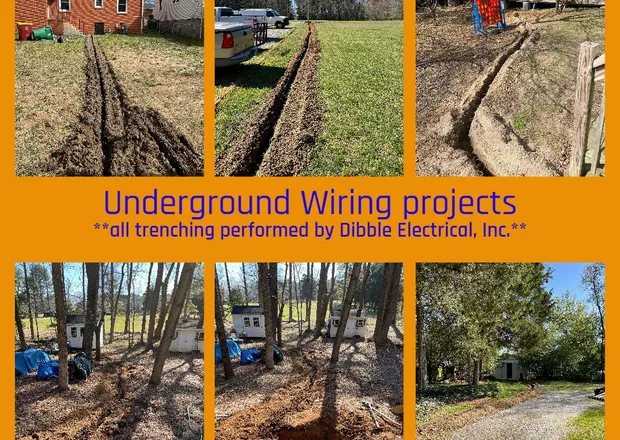 Exterior electrical wiring for a hot tub and RV hookup by Dibble Electrical in Central Virginia