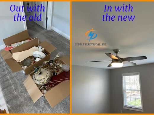 Closet & Utility Lighting — Dibble Electrical project in Central Virginia